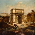 Vincenzo Giovannino veduta Arco di Tito